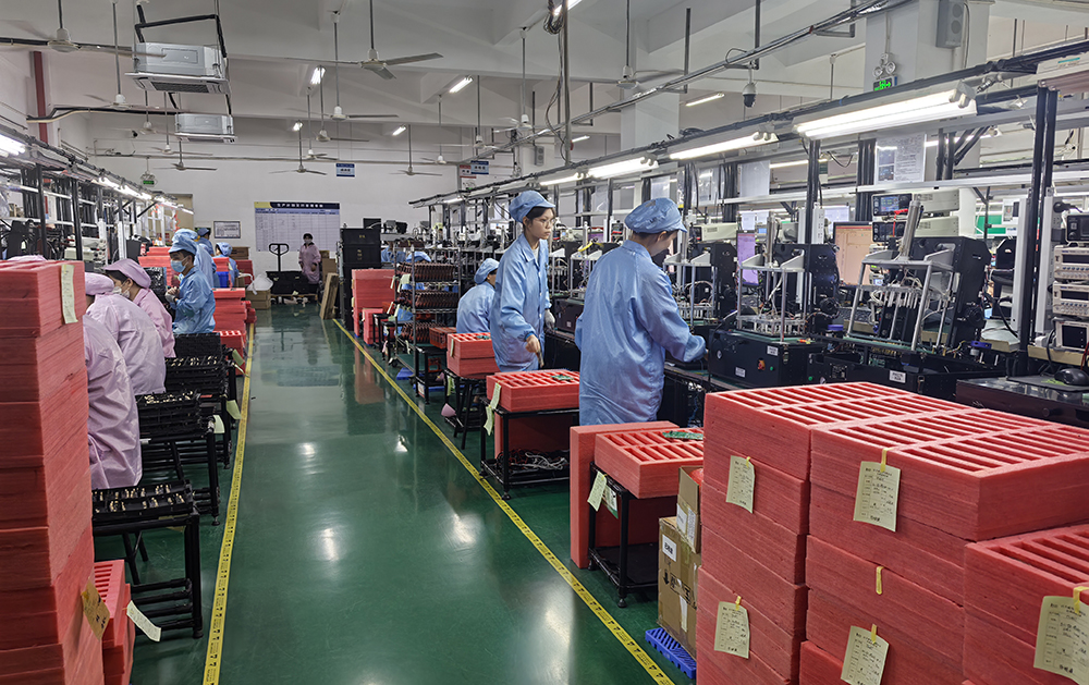 百千成电子SMT贴片加工插件线车间